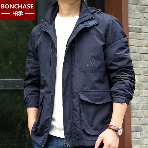 春秋夹克男户外运动上衣工装外套