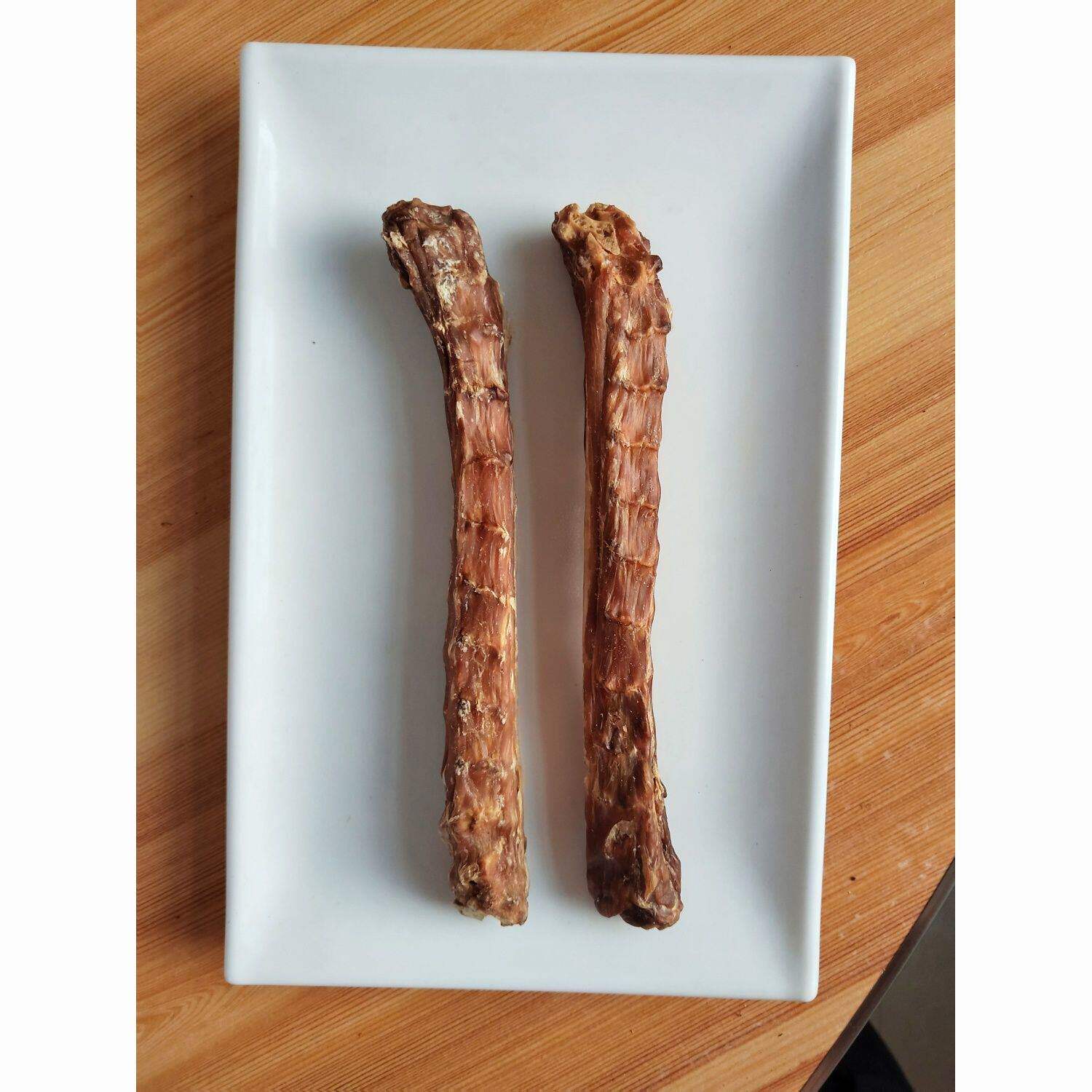 整根风干大鸭脖狗狗磨牙洁齿补钙零食清新口气小型幼犬预防双排牙