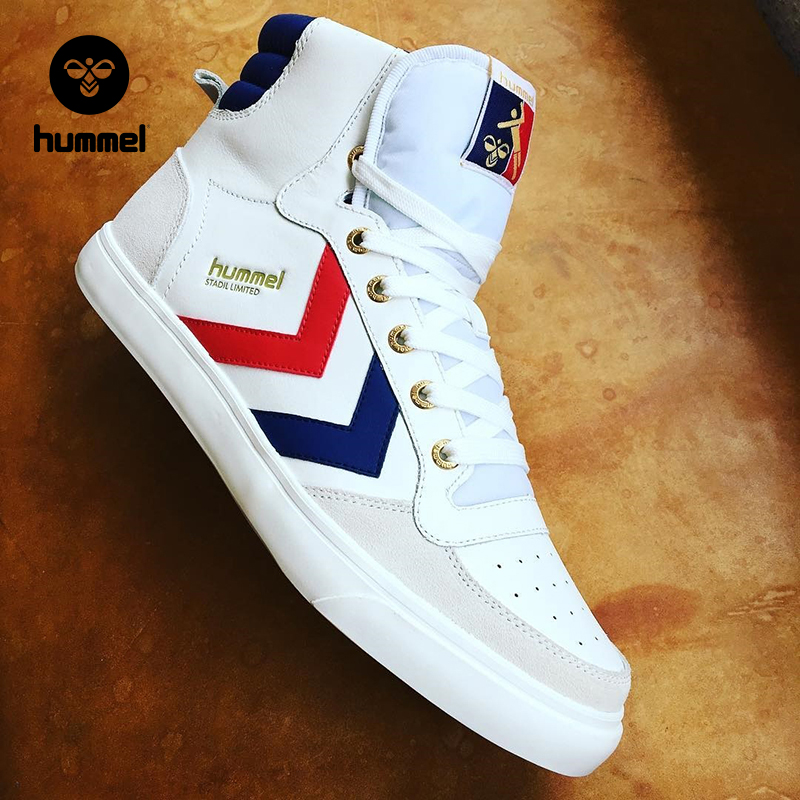 HUMMEL´ó»Æ·äÄÐÅ®Çé¿ä½ð±êÆ´É«ÖÐ¸ß°ïÆ¤ÖÊÐÝÏаåЬ063666