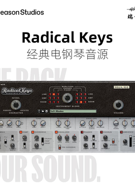 Reason Studios Radical Keys经典电钢琴音源 REASON机架扩展