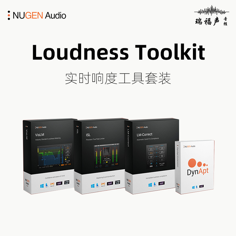 NUGEN Loudness Toolkit 响度处理检测效果器插件套装