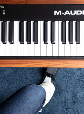 M-audio Keystation 61键 88键专业midi键盘控制器半配重编曲键盘