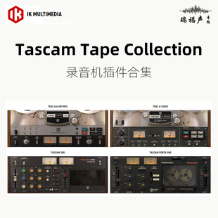 正版 IK  T-RackS Tascam Tape Collection 磁带系列 混音插件