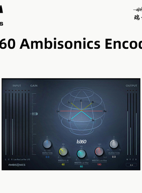 正版 WAVES B360 Ambisonics Encoder 插件全景声混音360度环绕声