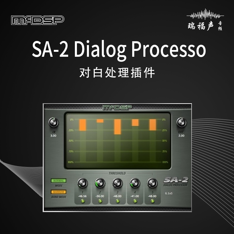 McDSP SA-2 Dialog Processo对话对白人声处理插件后期制作混音