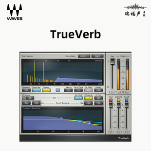 正版 WAVES TrueVerb插件混响修音调音音乐编曲制作效果器