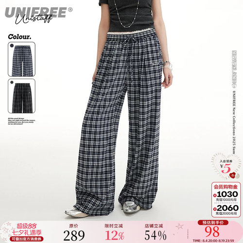 UNIFREE印花百搭休闲裤