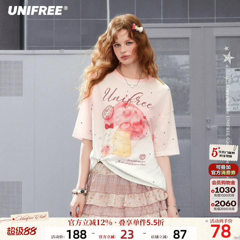 UNIFREE短袖休闲薄款T恤图片