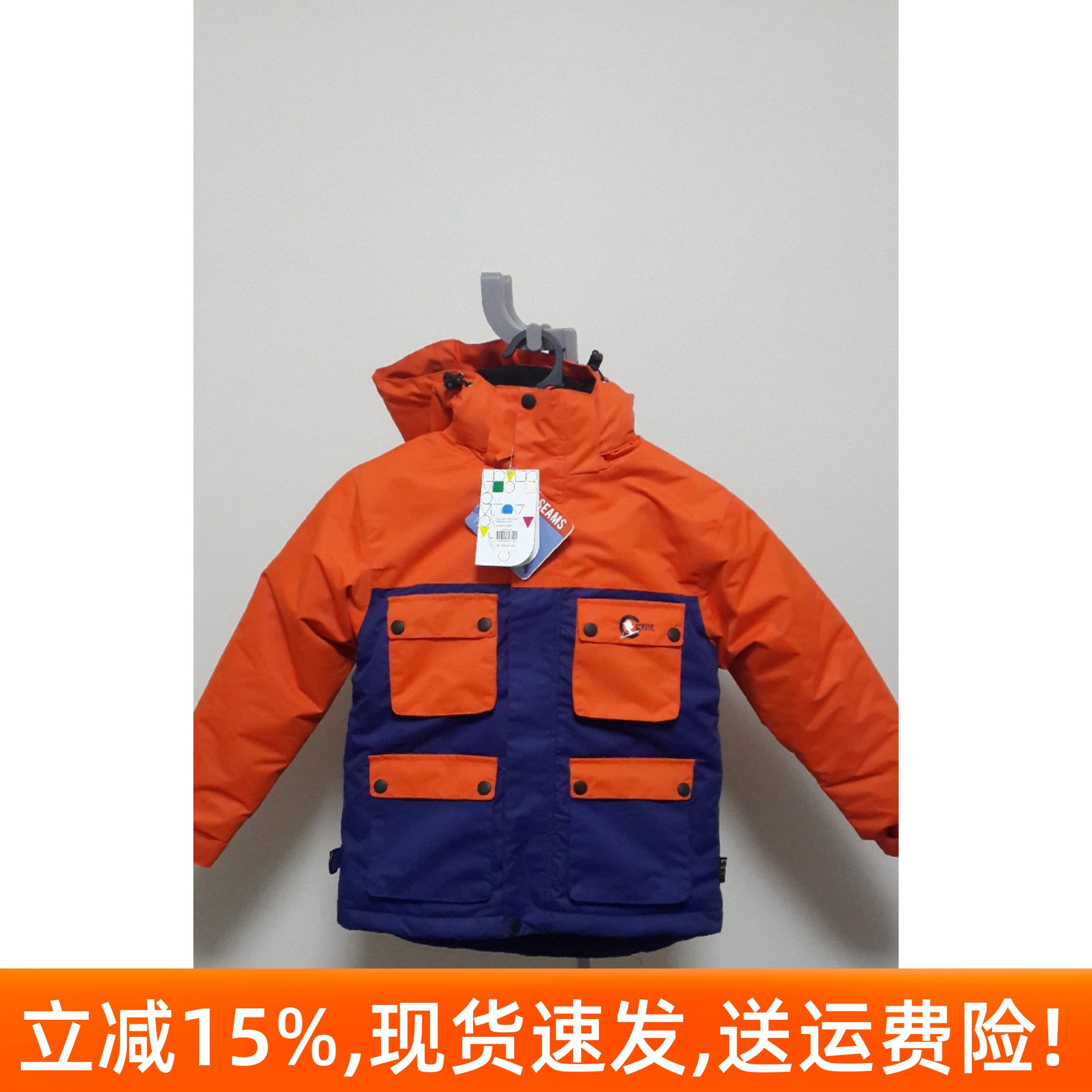 外贸原单儿童滑雪服加厚保暖滑雪