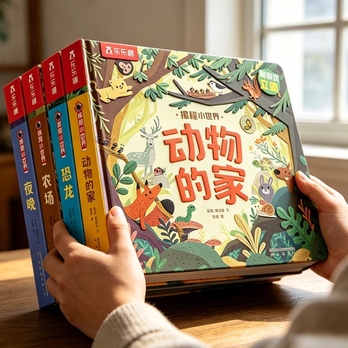 加厚版0到3岁早教科普翻翻书