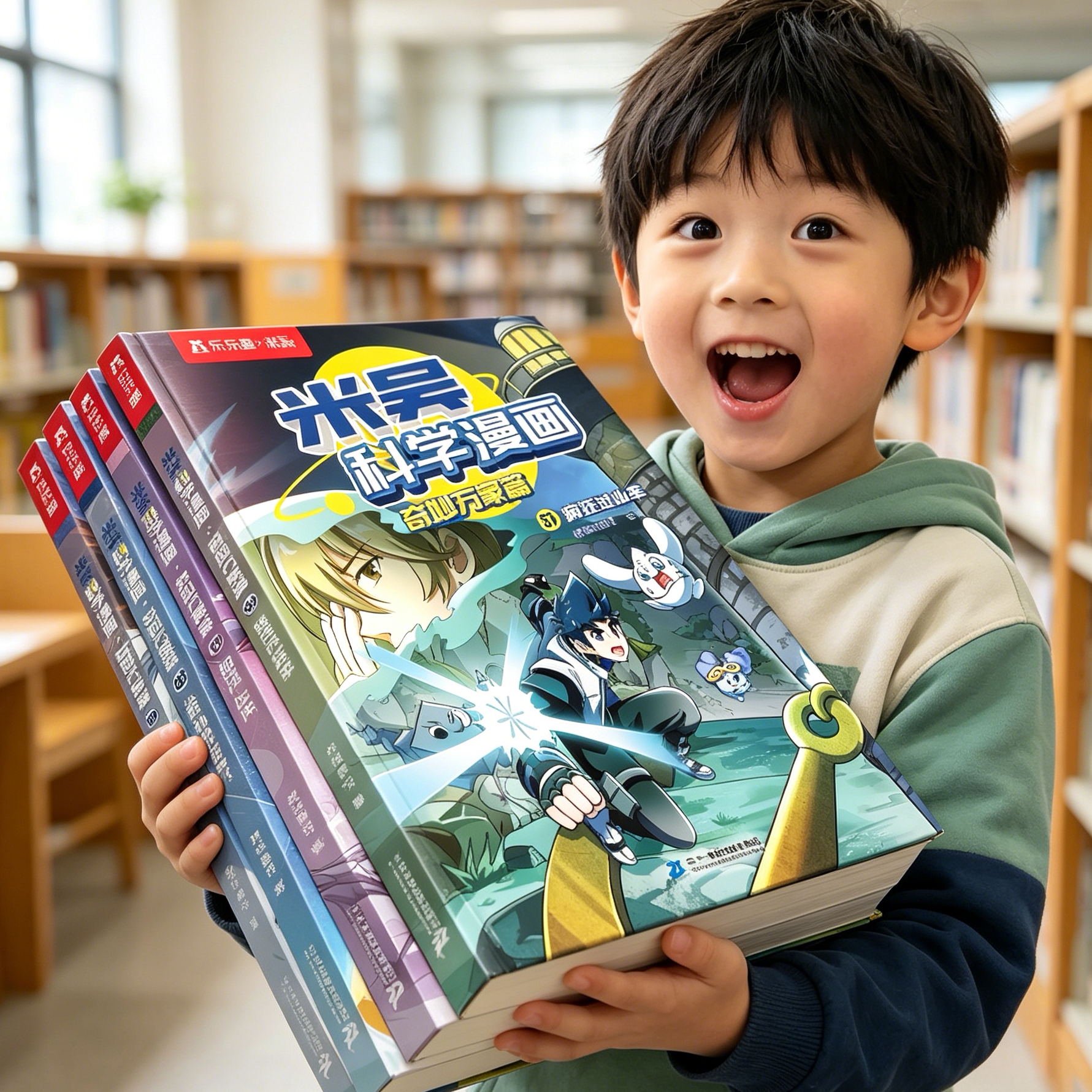 【新书现货】米吴科学漫画第十辑37到40册全套漫画书适合小学生看的物理化学启蒙读物6到9岁男生喜欢看的爆火漫画7-8岁故事书籍