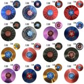 米国队长美盾指尖陀螺趣味休闲指间旋转金属手指陀螺生产定制设计