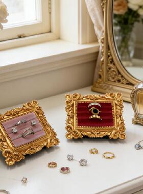 跨境热卖维多利亚风耳环美甲戒指托摆件相框装饰品托首饰架展示架