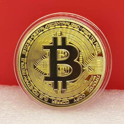 Bitcoin比特币纪念章外国硬币 金属工艺品跨境供商COPY外币虚拟币