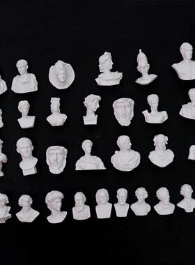 树脂迷你小石膏雕像树脂冰箱贴美术教具用品欧式家居摆件装饰品