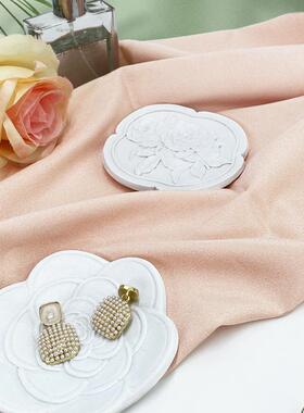 跨境代发不规则创意树脂盘子耳环项链首饰饰品盘珠宝拍照道具摆件