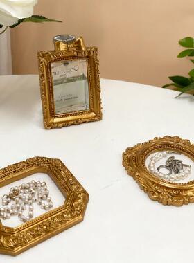 DIY异形首饰展示架桌面高颜值谷子展示框谷美迷你拍摄道具小摆件