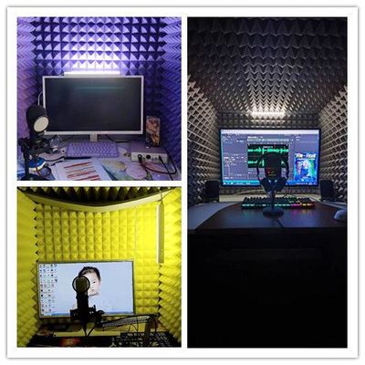 简易录音棚家用桌面有声喜马拉雅主播隔音罩房除音降噪神器可拆卸