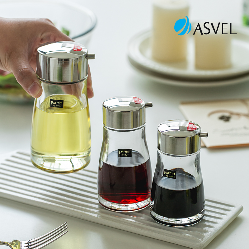 日本asvel油壶防漏酱油醋调料瓶