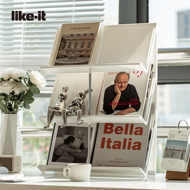 日本进口like-it杂志报刊架