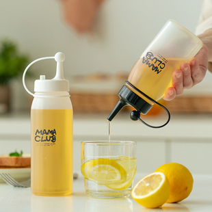 瓶子蜂蜜罐带盖尖嘴挤酱瓶 蜂蜜挤压瓶日本进口TAKEYA蜜糖专用分装