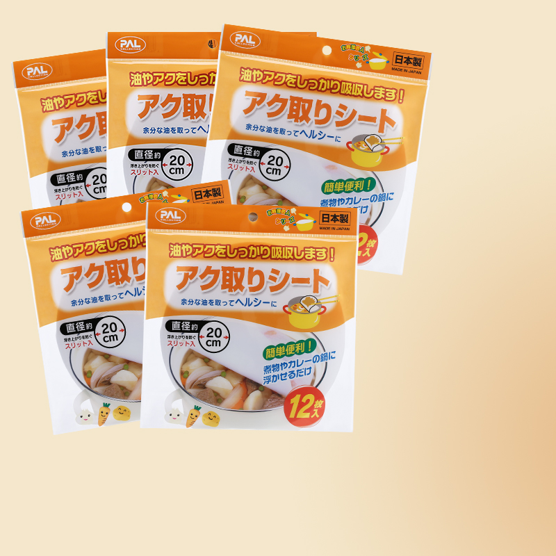 吸油膜日本进口厨房食用煲汤油炸滤油纸食物去油食品烘焙去汤浮沫