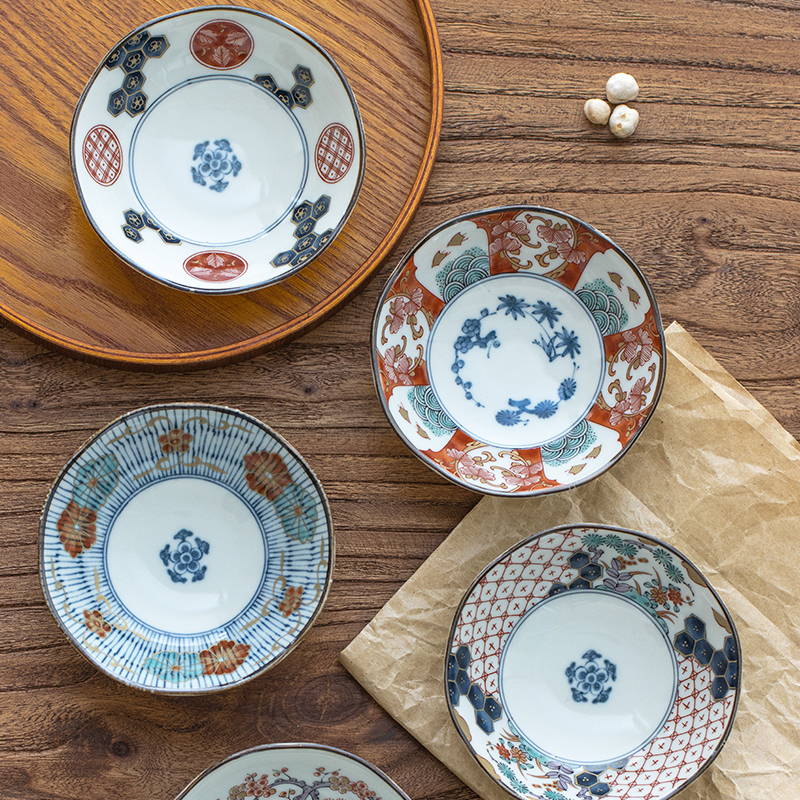 蘸料碟日本进口bloom古伊万里酱油醋调味盘咸菜碗陶瓷火锅小碟子