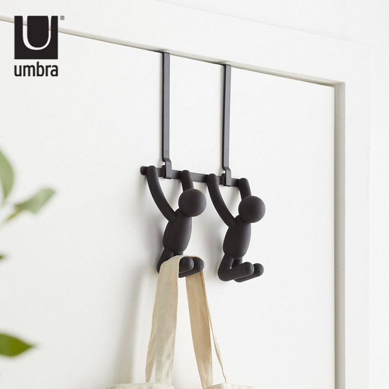 umbra门后挂钩免打孔挂衣钩卧室挂包架创意玄关衣帽钩无痕挂衣架