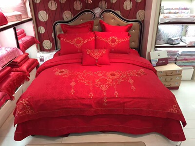 上海富米家纺--婚庆多件套之十件套--锦阁A1000150