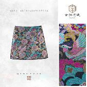 带安全裤 繁花宝相 短裙 裙裤 GZ7551 人丝织锦新中式