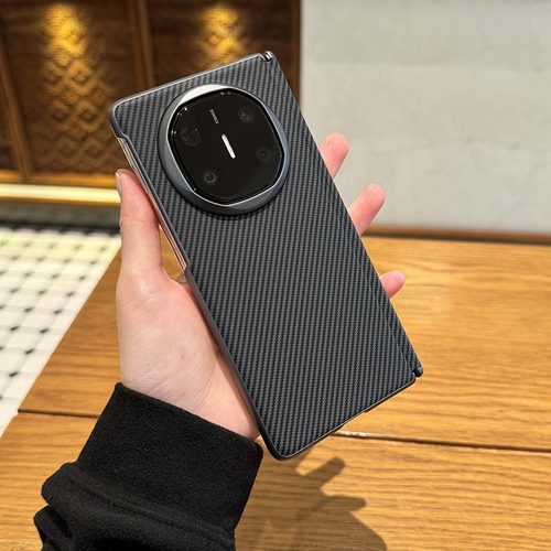 语帝适用于华为matex6壳中轴铰链全包MateX6保护套x5典藏版新款个性商务时尚x3皮套单后壳男女网红高级感