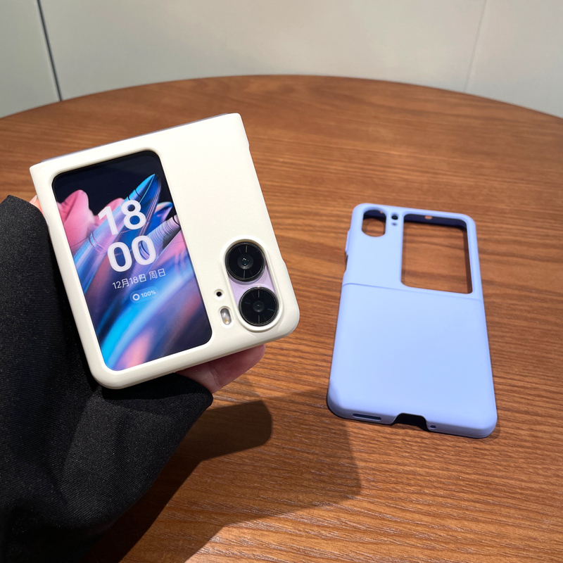 适用oppofindn2Flip手机壳手机套新款折叠屏烤漆保护套保护壳创意实用支架外壳简约大气壳男性