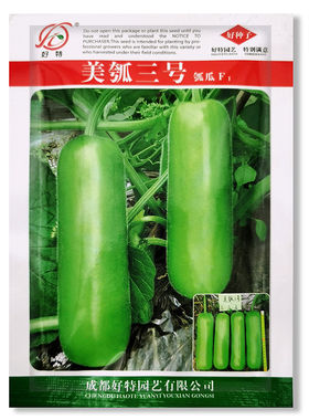 美瓠三号瓠瓜种子油亮短瓠瓜胡瓜枕头瓠种籽春秋季瓠瓜种子