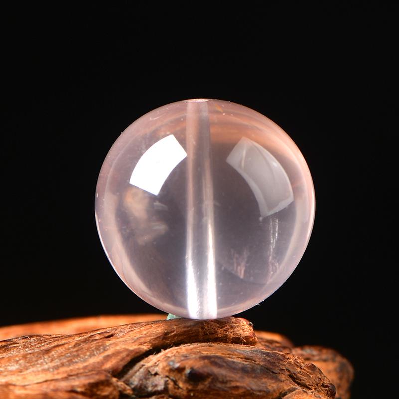 2025天然六芒星光粉水晶芙蓉石手链散珠子diy手工饰品串珠配件大
