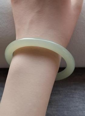 202660圈 千元以下专场 和田玉白玉碧玉糖玉烟紫晴水黄口籽料手镯