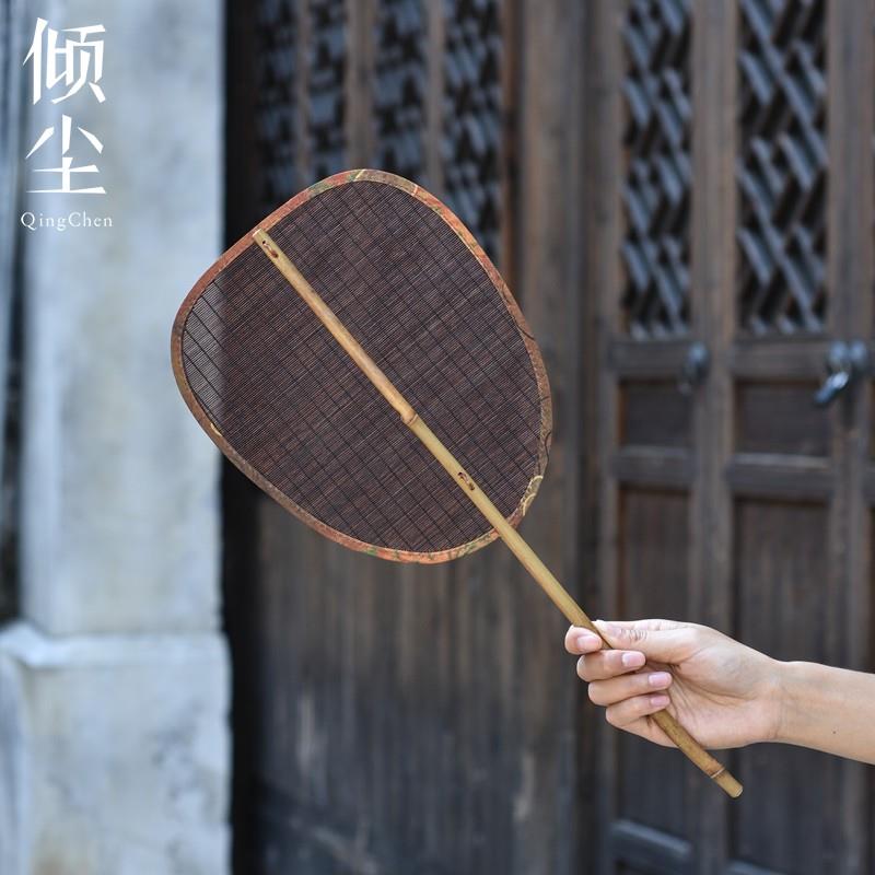 2025竹编芭蕉扇大漆细竹丝蒲扇子