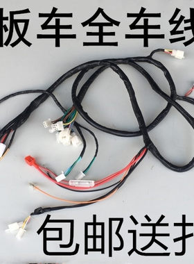 踏板车助力车全车线公主 大龟王巧格A博士小帅哥 猎鹰 R5全车线路