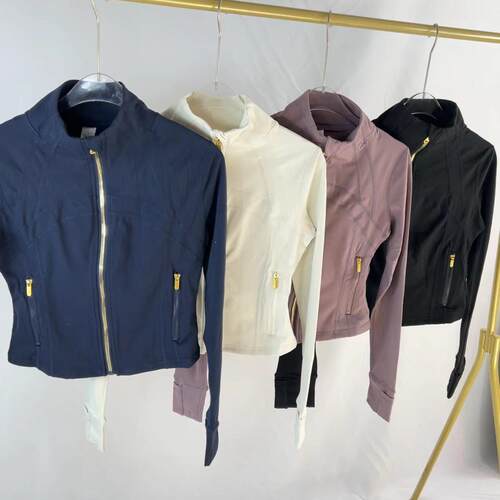 立领短款运动瑜伽服显瘦神器