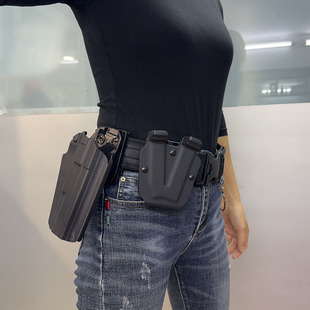 电手DX2011战术腰挂快拔套C2弹夹套北青P系通用UDL战斗大师枪套