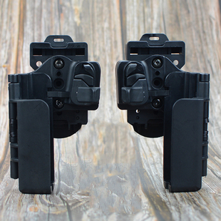 战术带灯左手Glock格洛克G17快拔枪套G19腰套忽必烈P1快速上膛P3