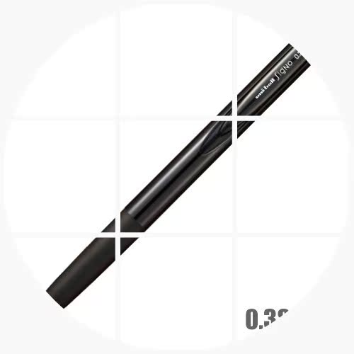 ÃÀ³ÈÎÄ¾ß ÈýÁâÈÕ±¾ÖÐÐÔ±ÊUMN-155Ë®±Ê|0.38/0.5mm ÅäK6±Êо