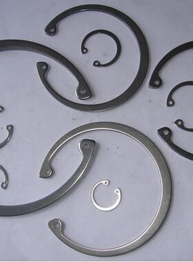 不锈钢304孔用挡圈 内卡环卡簧M10 M11 M12 M13 M14 M15 M16 1个