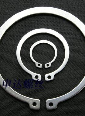 不锈钢304轴用挡圈外卡环C型12 13 14 15 16 17 18 19 20 24-35