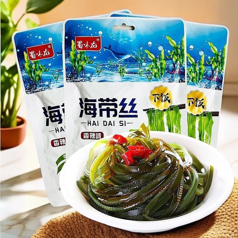 蜀味龙海带丝30g*20袋微辣严选优质海带零食开袋即食休闲下饭菜