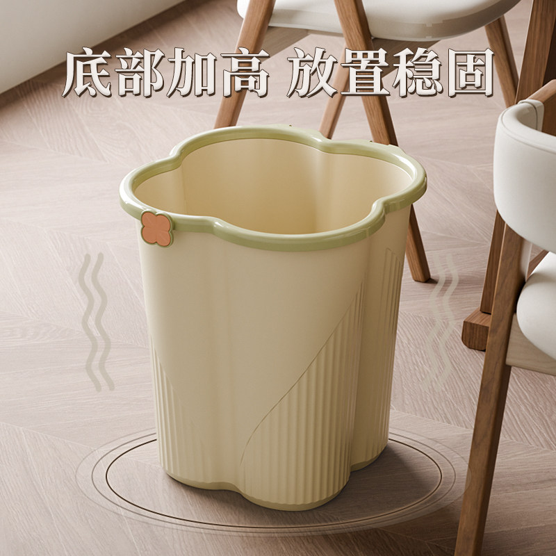 垃圾桶家用大容量客厅轻奢厨房卧室卫生间厕所卫生桶大号压圈纸篓