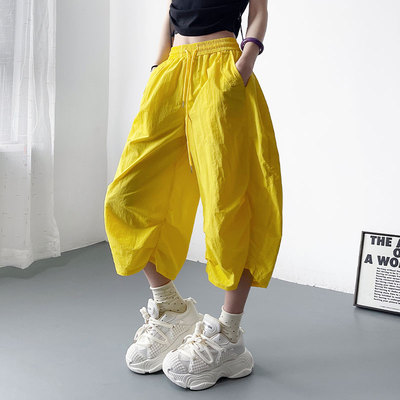 蜜略大码显瘦胖mm阔腿裤梨形身材