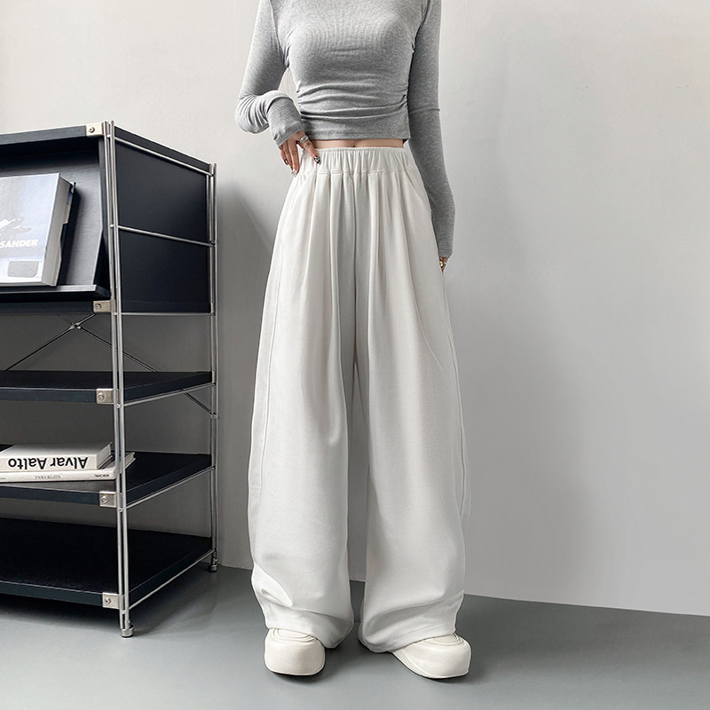 山本阔腿裤大码女秋季松宽松遮肉显瘦休闲裤胖mm慵懒风高腰直筒裤,女装/女士精品,大码裤装,淘宝优惠券,粉丝福利购,淘宝优惠卷