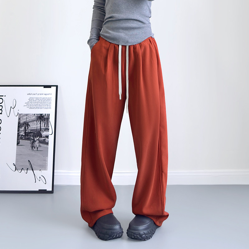 大码宽松显瘦高腰休闲裤女冬季新款小个子胖mm修饰腿型加绒阔腿裤,女装/女士精品,大码裤装,淘宝优惠券,粉丝福利购,淘宝优惠卷