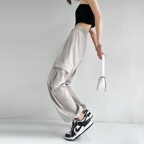 蜜略工装裤领券下单休闲舒适