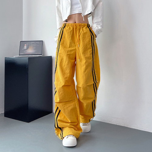 蜜略大码显瘦线条阔腿裤领券下单